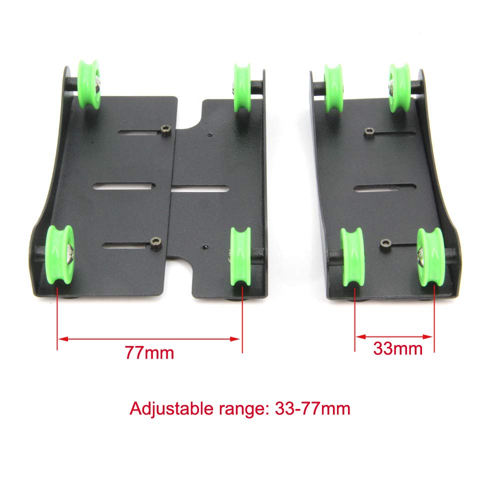 Befenybay 2PCS 3D-Drucker-Filamenthalter für universell verstellbare Rackhalterung zur Filamentmonta