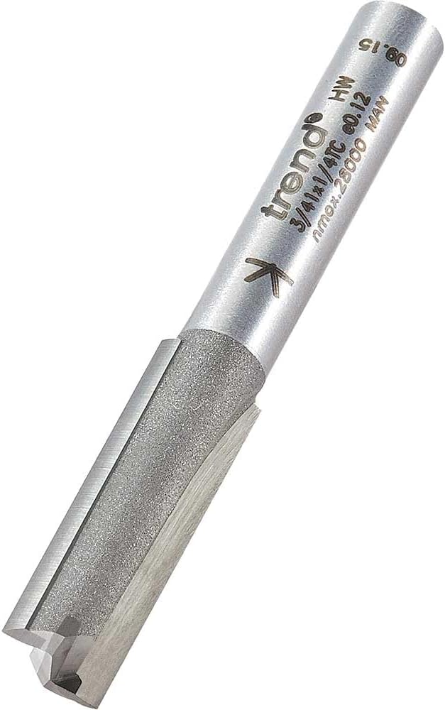 Trend 3/41X1/4TC Doppelflöte, 8 mm Durchmesser x 25 mm Zuschnitt