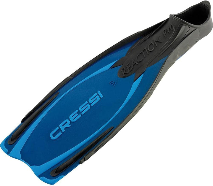 Cressi Reaction Pro Fins - Flossen zum Tauchen, Freitauchen und Schnorcheln, Adult Unisex 40/41 Schw