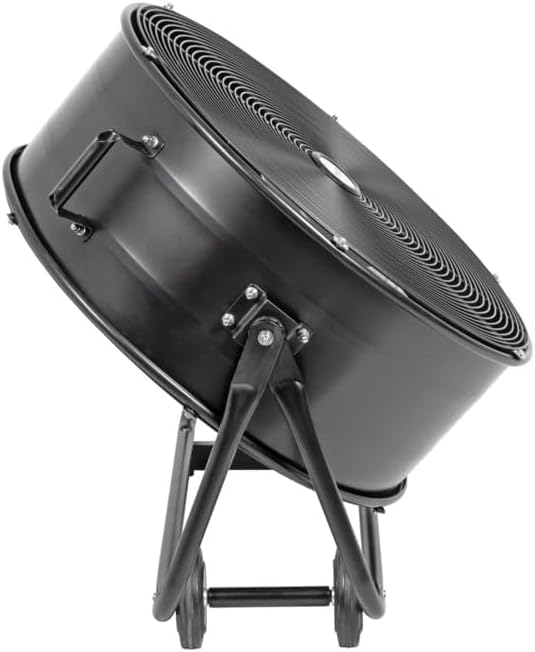 STIER Trommelventilator Bodenventilator, fahrbar, 330W, Ø600mm, Windmaschine, Industrieventilator, H