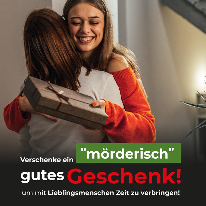 mitmach-krimi – O du fröhliche! Plätzchenduft und eine Leiche – Krimidinner Spiel für zuhause für 5-