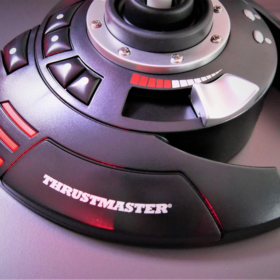 Thrustmaster T.Flight Stick X, Joystick mit Rudersteuerung, umprogrammierbaren Tasten und Achsen, Dr