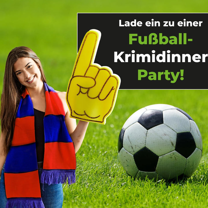 Fussballrausch der Tod wartet abseits – Krimidinner Spiel für zuhause für 4 Personen – Geschenk für