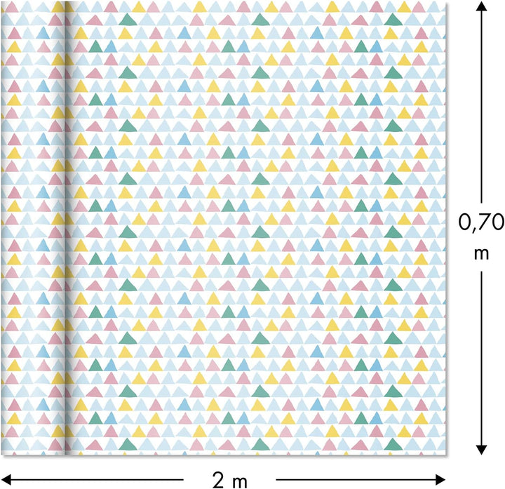 Clairefontaine 211415AMZC - Karton mit 12 Rollen Geschenkpapier Excellia 2 m x 70 cm 80g, sortierte