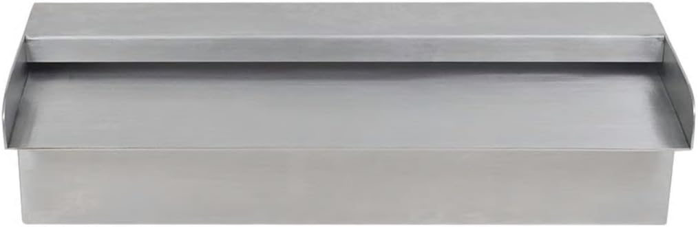 yorten Rechteckige Wasserfall Wasserfont?ne Dekorativ Pool-Font?ne aus Edelstahl 30 x 11,5 x 8 cm (B