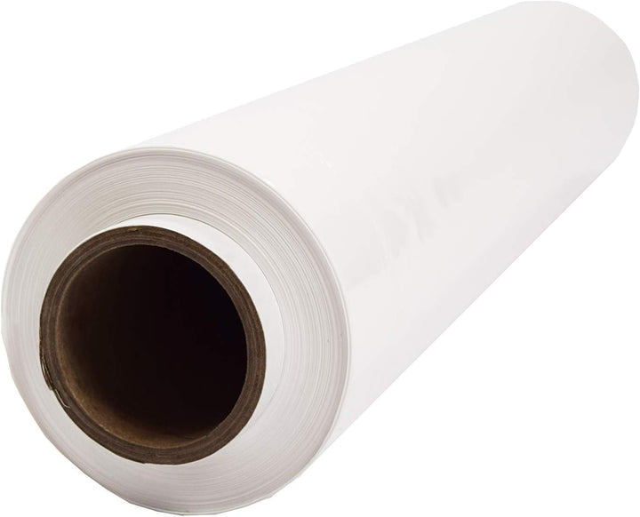Netuno 1x weisse Stretchfolie 23my 500 mm 2,5 kg transparente Folie Polyethylen Folie Cast-Film Weis