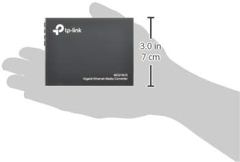 TP-Link Gigabit Single-Mode Media Converter, Complies with IEEE 802.3ab and IEEE 802.3z Extends Fibe