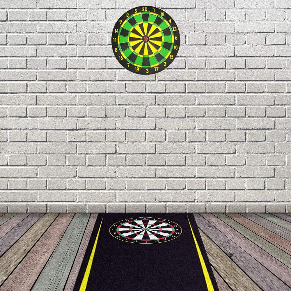 Kingpower Dart Darts Teppich Dartteppich Dartmatte 237x80 cm Steeldart Dartpfeile Dartboard Zubehör