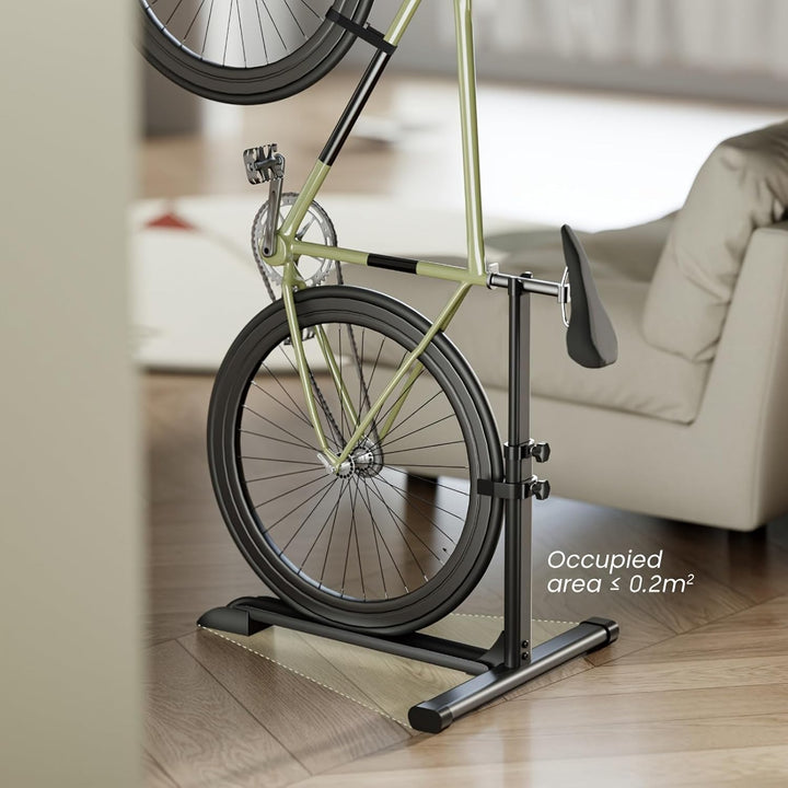 Mimoke Vertikaler Fahrradständer - Freistehender, aufrechter Bodenständer für die Aufbewahrung von F