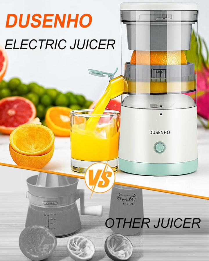 Zitronenpresse Elektrisch Orangenpresse Saftpresse Elektrisch Zitruspresse Tragbare USB-Aufladung Ju