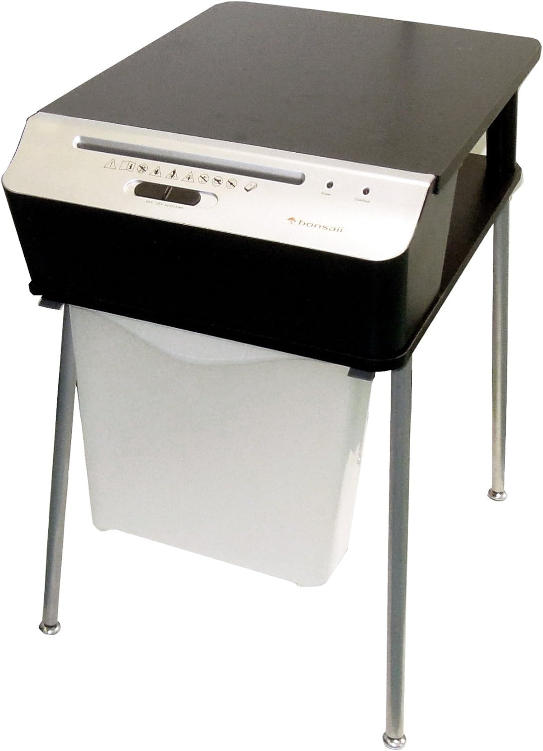 Bonsaii 510909 Doc Shred Fit | Druckertisch Aktenvernichter |Partikelschnitt | 7 Blatt |10 Liter | 4