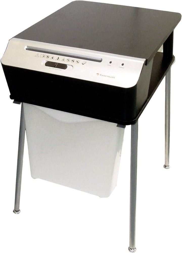 Bonsaii 510909 Doc Shred Fit | Druckertisch Aktenvernichter |Partikelschnitt | 7 Blatt |10 Liter | 4