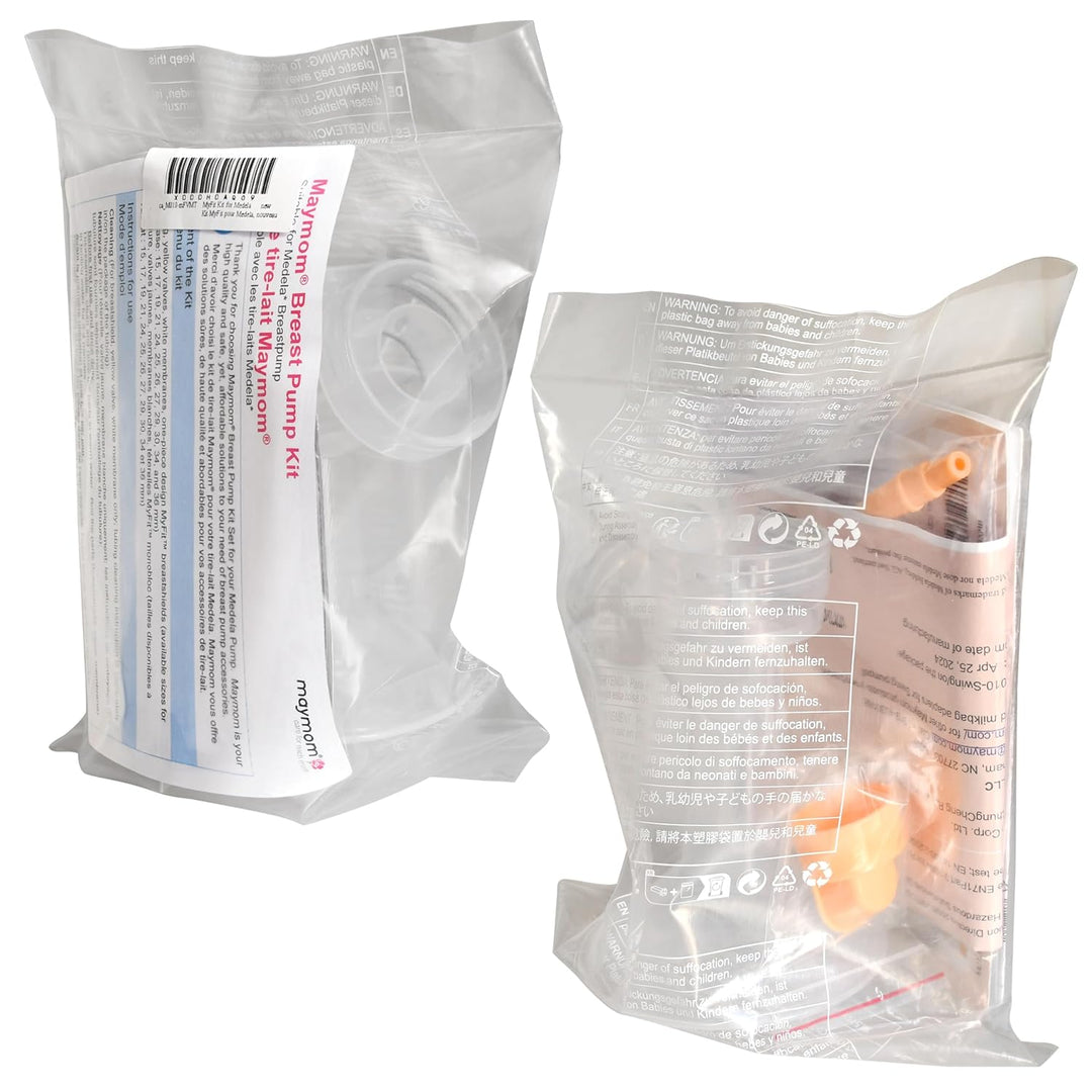 Maymom-melkpompset Kompatibel mit Medela-Swing-Milchpumpe. Bevat Brusthaube,Ventilkopf, Ventilmembra