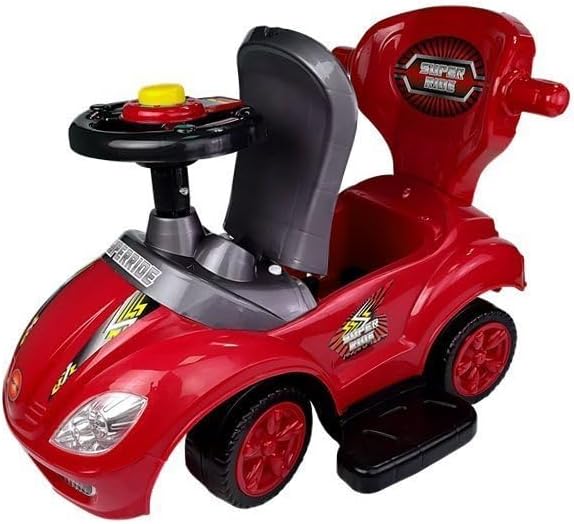 BSD Baby Spielzeugauto 381 Mega Car Deluxe Red Rot Lauflernhilfe Lauflernwagen Kinderfahrzeuge