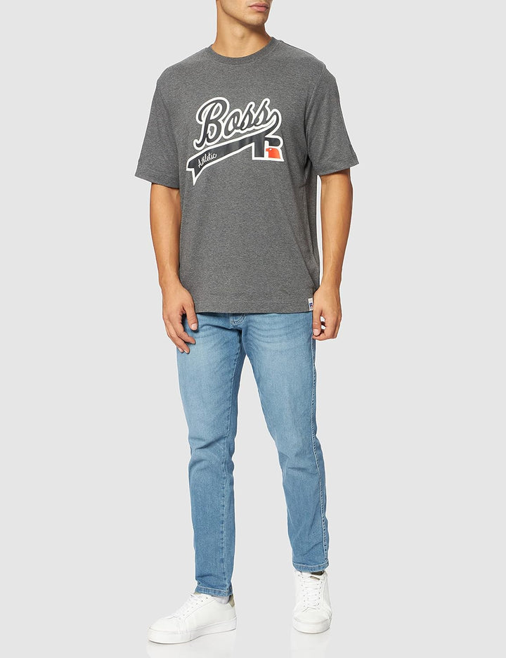 BOSS Herren T-Shirt S Medium Grey30, S Medium Grey30