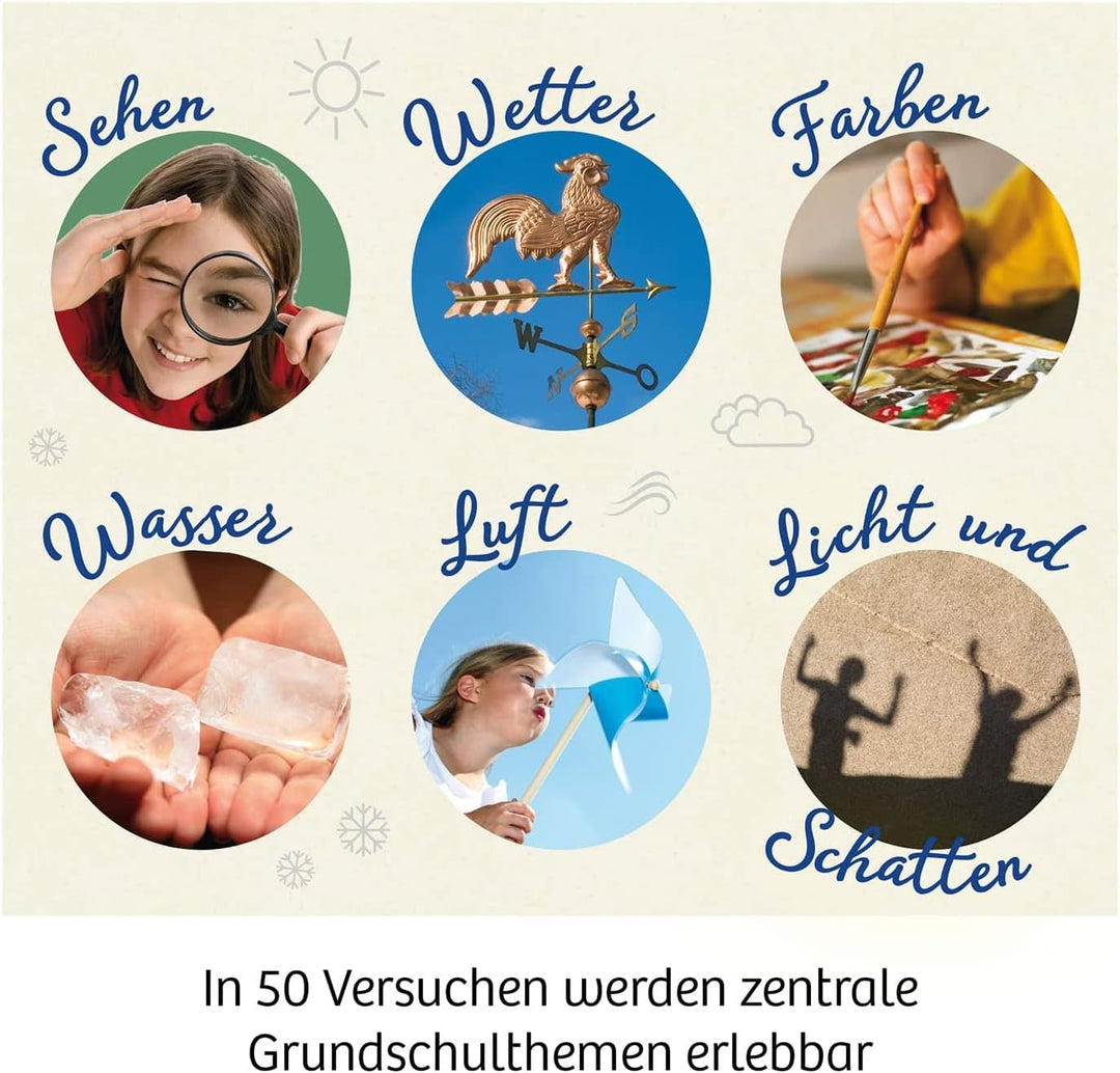 Kosmos 636111 Schülerlabor Grundschule 1. und 2. Klasse, spannende Experimente zu Natur und Technik,