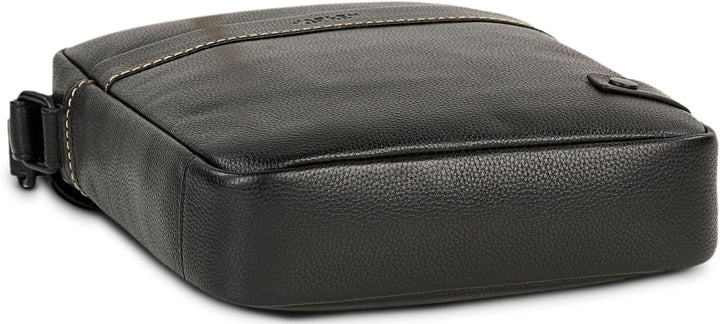 JASLEN - Leder Umhängetasche Herren - Umhängetasche Herren Leder mit Verstellbarem Riemen - Umhänget