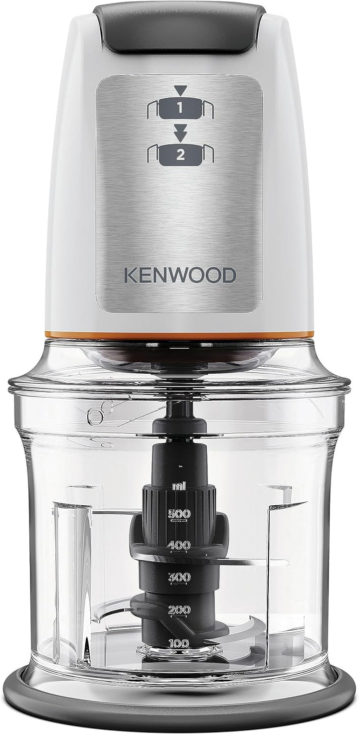Kenwood Küchengeräte Easy Chop CHP61.100WH Zerkleinerer, elektrischer Mini Universalzerkleinerer mit