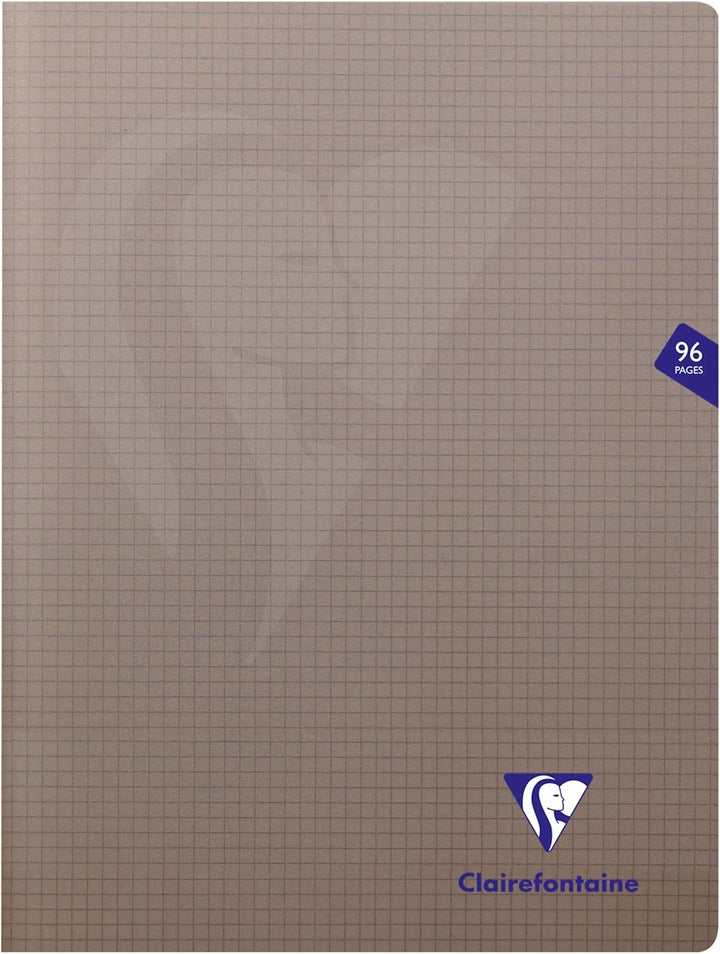 Clairefontaine 363362C - Packung mit 10 Heften Mimesys DIN A4+, 24x32cm, 48 Blatt kariert, 90g, Einb