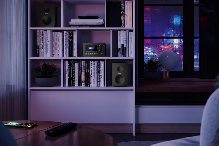 SHARP XLB520D HI-FI-Soundsystem Kompaktanlage (40 Watt, digitales Radio mit DAB+ und FM-Tuner, Bluet