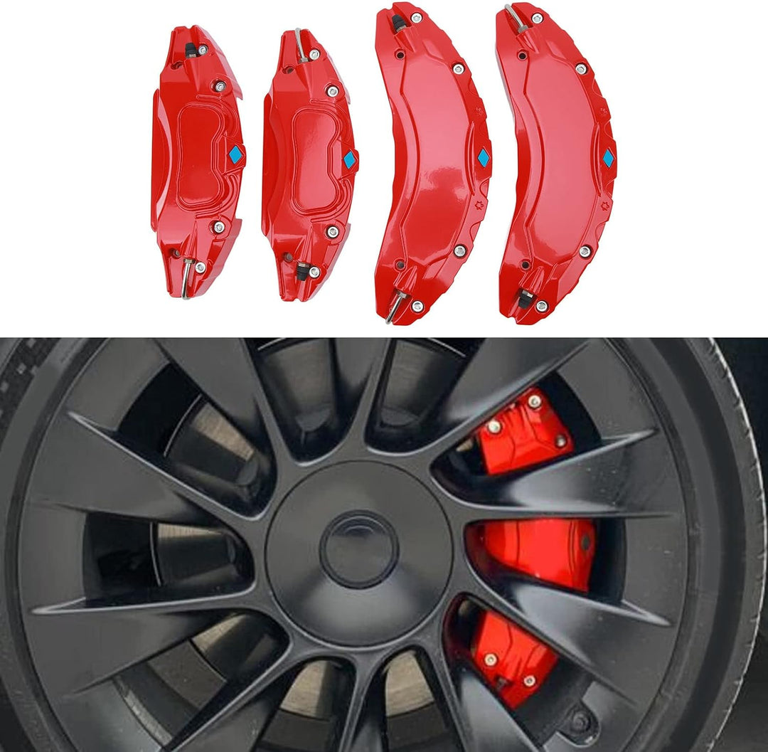 Aluminium-Bremssattelabdeckungen für Tesla Model 3, 4er-Set – Sportlicher und Modischer Ersatz für 1