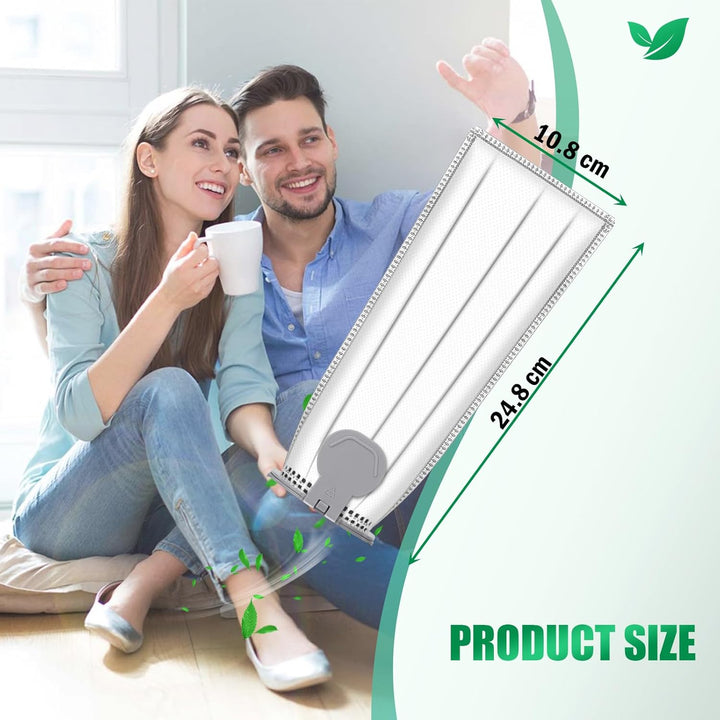 ROMIVO 10 StĂźck Staubsaugerbeutel kompatibel mit Vorwerk Kobold VK7S VK7 FP7S FP7 Staubsauger Akku,