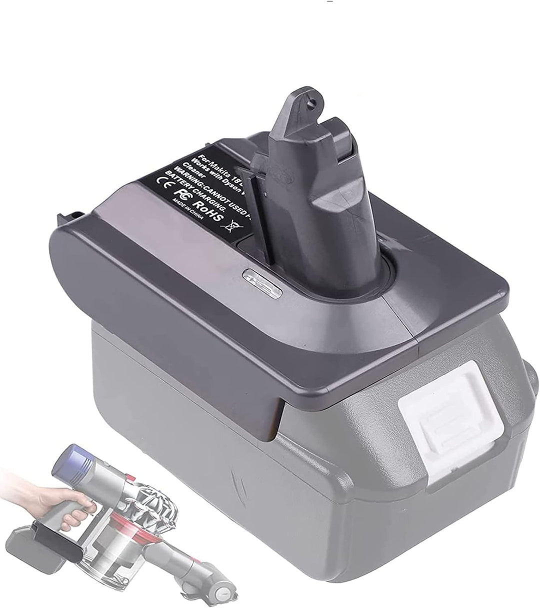 URUN für Dyson V6 Akku Adapter, MT18V6 Konvertiert für Makita 18V Lithium Akku auf für Dyson V6 Vacu