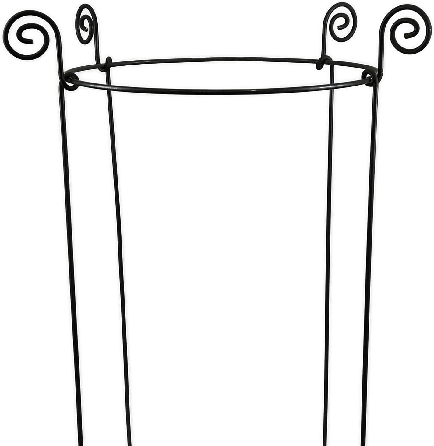 Hirsch Terracotta Regenmesser 125cm - Mit Glas & Metallstab