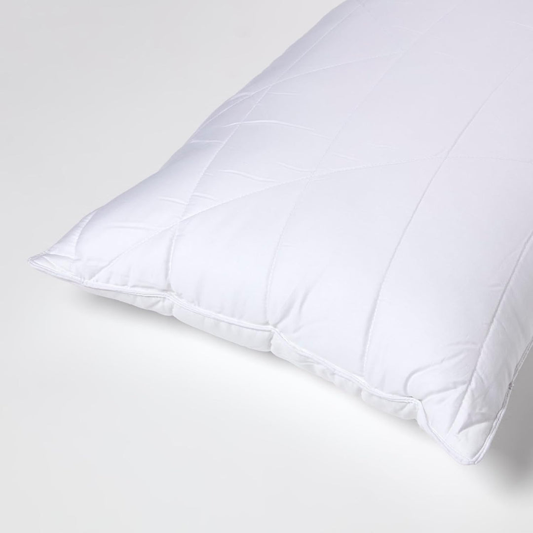 Homescapes Bio-Bambus-Kopfkissen 50 x 75 cm, medium-weiches Kissen mit separaten Taschen und Bambus-