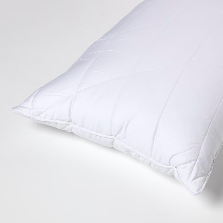 Homescapes Bio-Bambus-Kopfkissen 50 x 75 cm, medium-weiches Kissen mit separaten Taschen und Bambus-