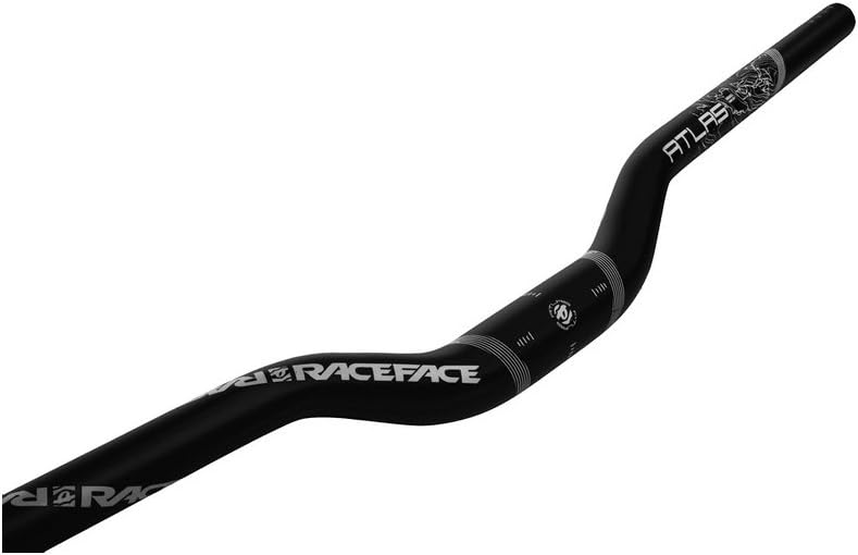 Race Face MTB-Lenker Atlas Monster Grün, 31.8 x 785 mm, 0.5 Zoll Rise Schwarz, Schwarz