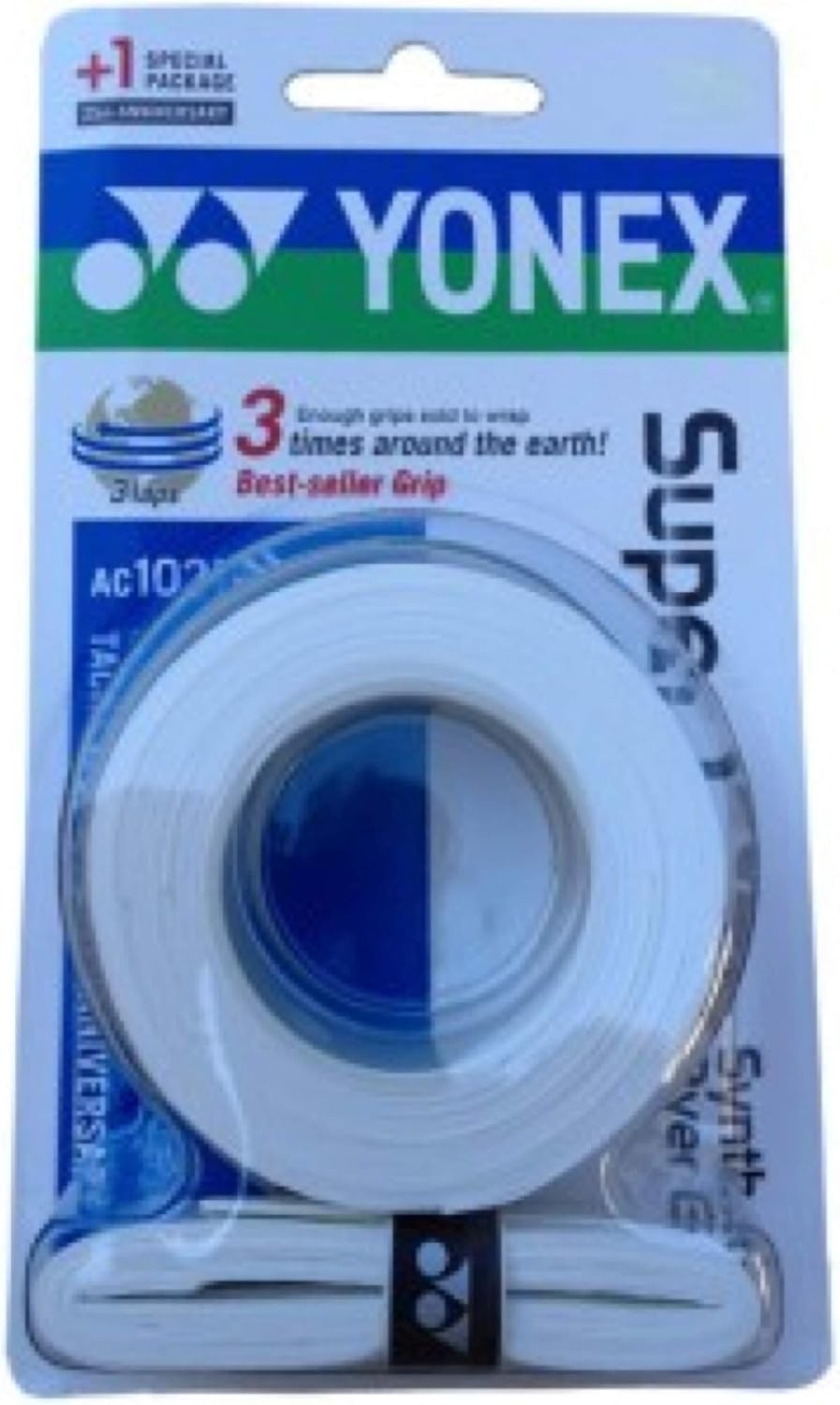 YONEX Surgrips ac102ex-36 Weiss, Weiss
