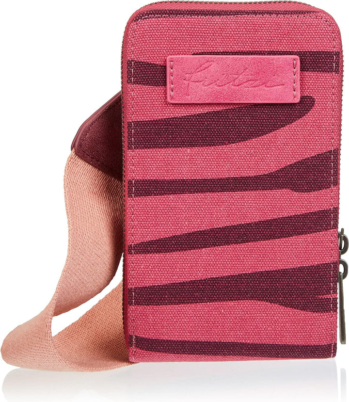 Fritzi aus Preussen Izzy08 Jozy Canvas Handytasche 11 cm Canvas Zebra Pink, Canvas Zebra Pink