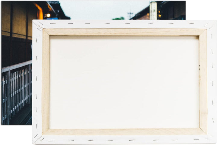 deyoli traditionelles japanisches Gewand Format: 100x70 als Leinwandbild, Motiv fertig gerahmt auf E