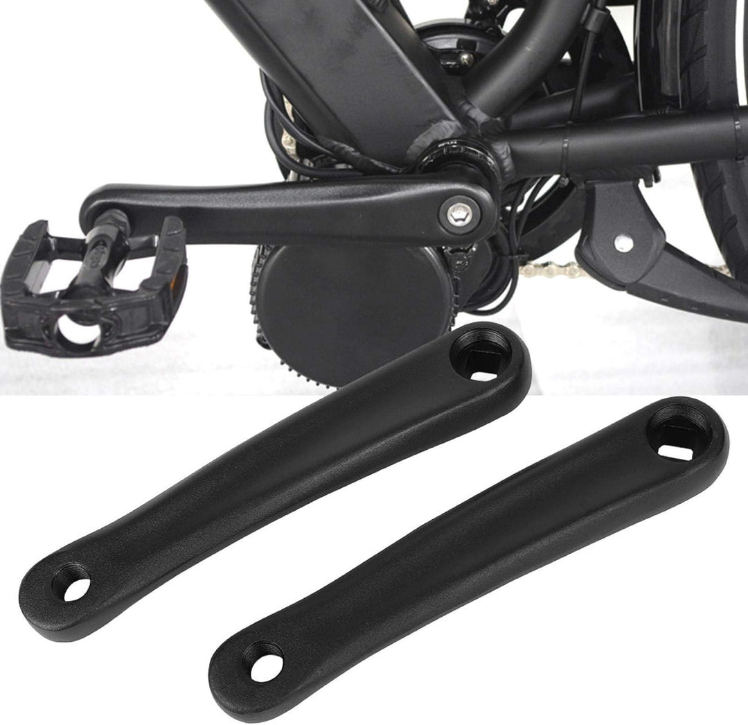 Fahrrad kurbel,Fahrrad Kurbelarm,1 Paar langlebige MTB Kurbeln Kurbelarme Crank 2 Fahrradkurbel Fahr