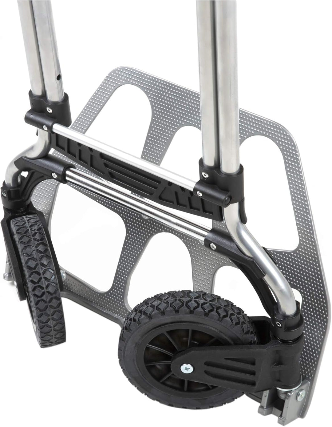 STIER Sackkarre klappbar, Aluminium Transportkarre, Belastbarkeit bis 120kg, Stapelkarre zum Transpo