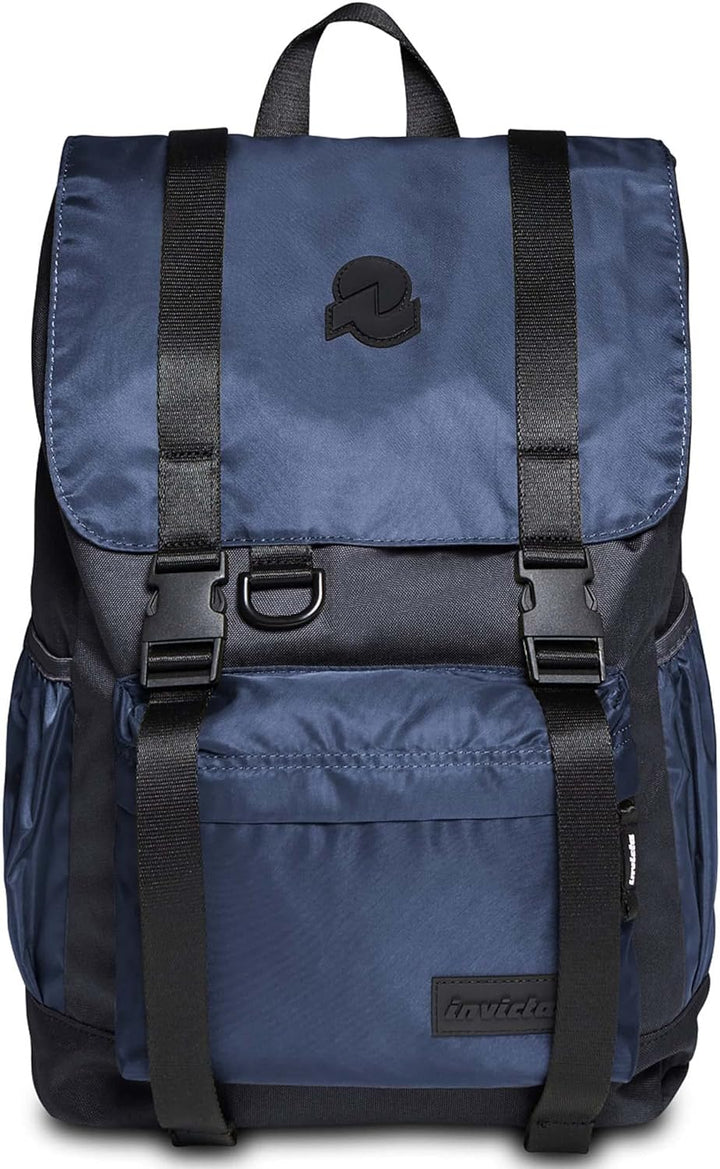 Invicta CHAT SOLID, Rucksack aus nachhaltigem Stoff, Praktisch & Unisex, Leicht, kompakt, mit Laptop
