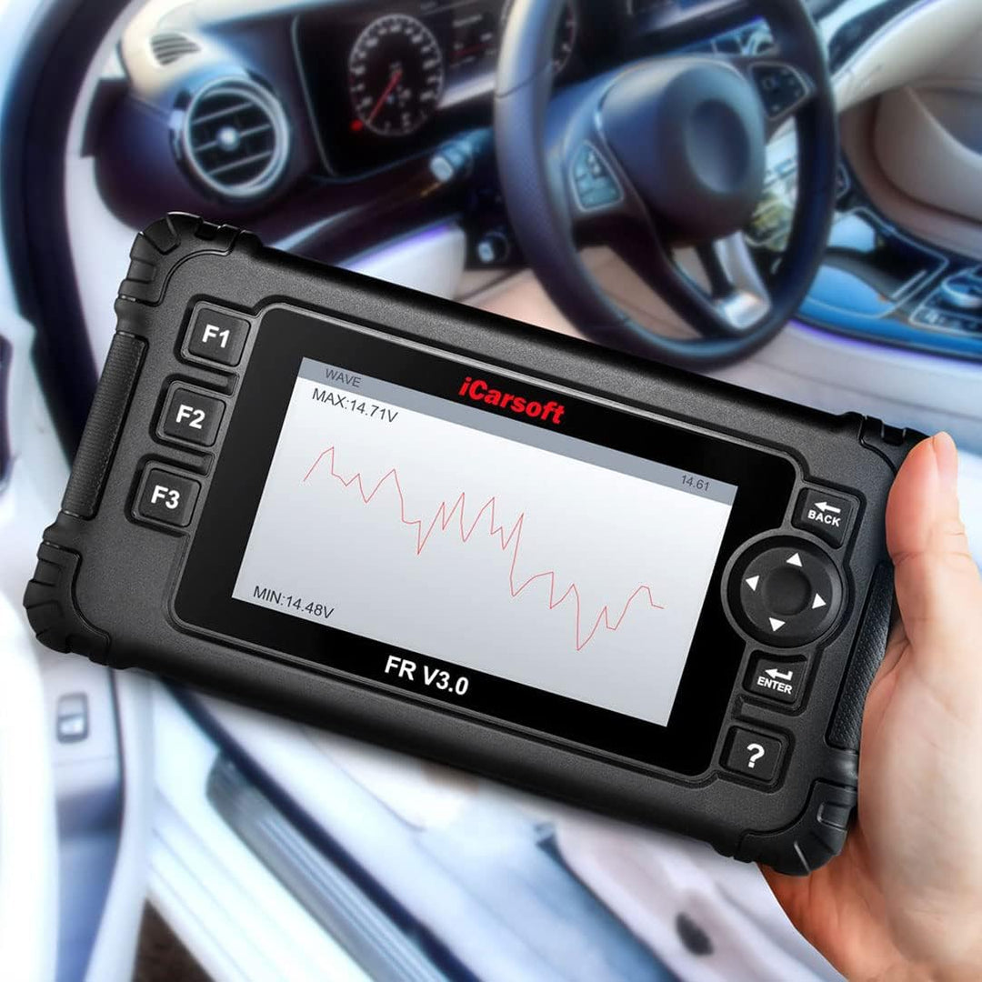 iCarsoft FR V3.0 – Koffer / Diagnosewerkzeug für Autos, leistungsstark, kompatibel mit Peugeot, Citr