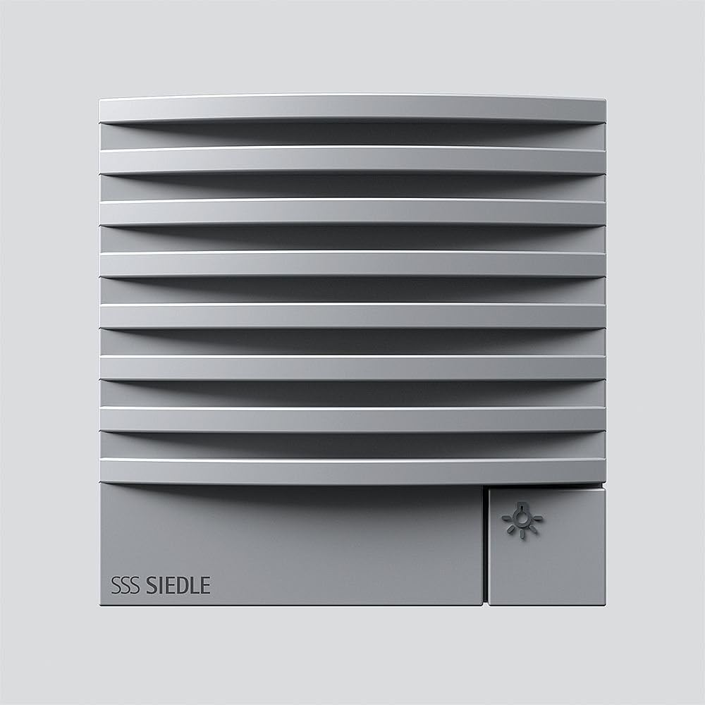 Siedle 4831384 Türlautsprechermodul 6 und N-Technik, TLM 611-02 SM, Silber-metallic
