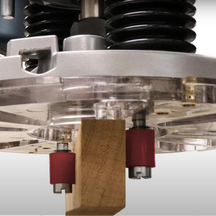 Milescraft 1224 Edge & Mortise Guide - Universal Router Guide for Straight or Cylindrical Edges - Bu
