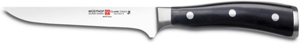 Wüsthof Ausbeinmesser 14 cm Klinge, Classic Ikon (4161), scharfes Kochmesser, geschmiedet, optimale