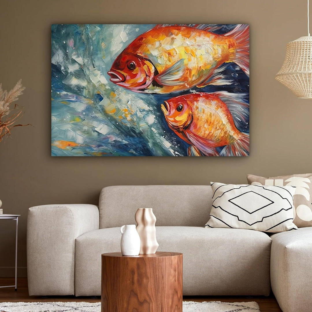 MuchoWow© Leinwand Gross 120x80 cm XXL Deko Schlafzimmer Aesthetic Leinwandbilder Wohnzimmer Gemälde