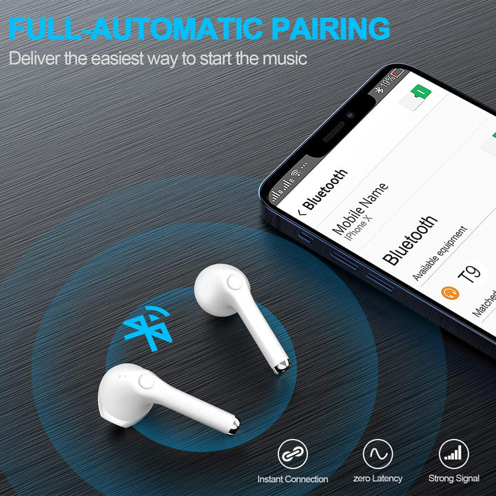 yobola Bluetooth Kopfhörer In Ear, Kopfhörer Kabellos Bluetooth 5.1 HiFi Stereoklang, IPX5 Wasserdic