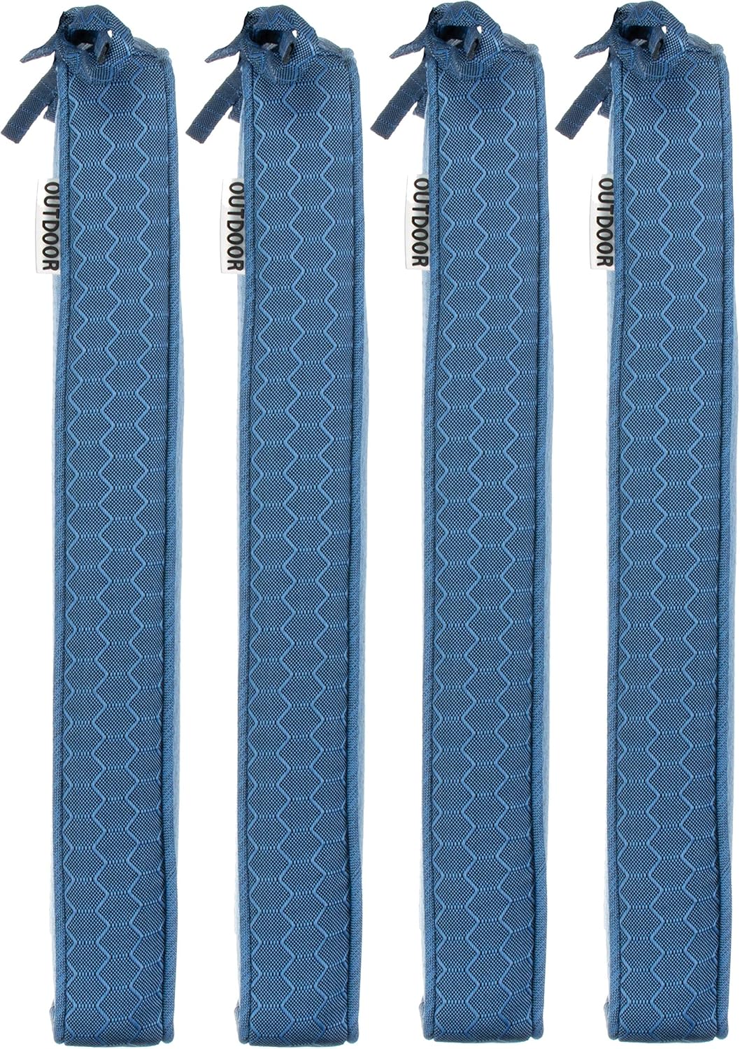 Brandsseller Outdoor Garten Sitzkissen Auflagen Kissen mit Paspel - Waben-Optik - Schmutz- und Wasse