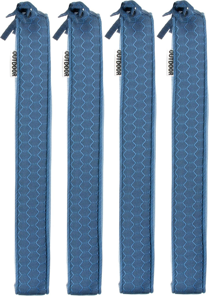 Brandsseller Outdoor Garten Sitzkissen Auflagen Kissen mit Paspel - Waben-Optik - Schmutz- und Wasse