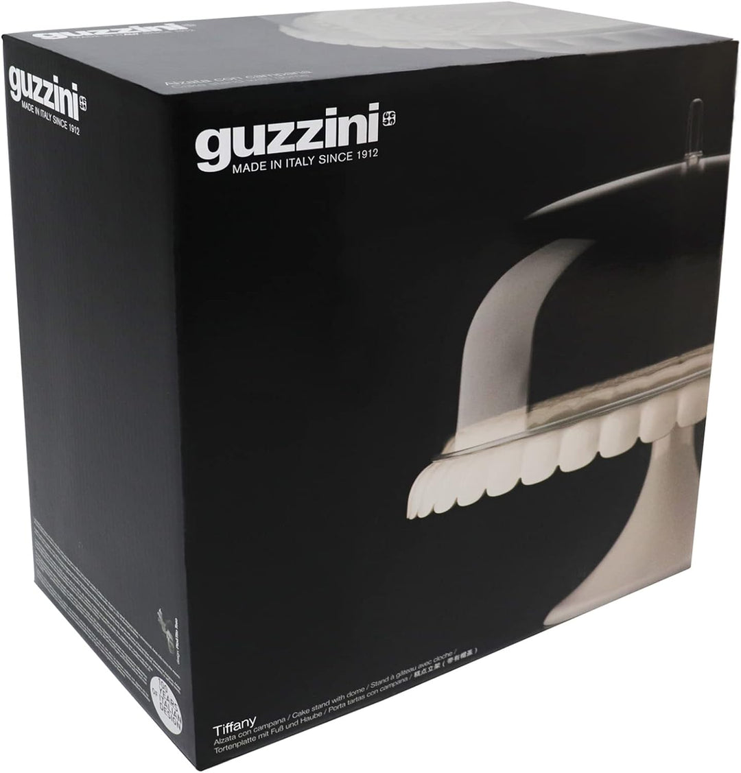 Guzzini - Tiffany, Kleine Tortenplatte Mit Fuss Und Haube - Transparent, Ø30 x h27 cm - 19940100, Tr