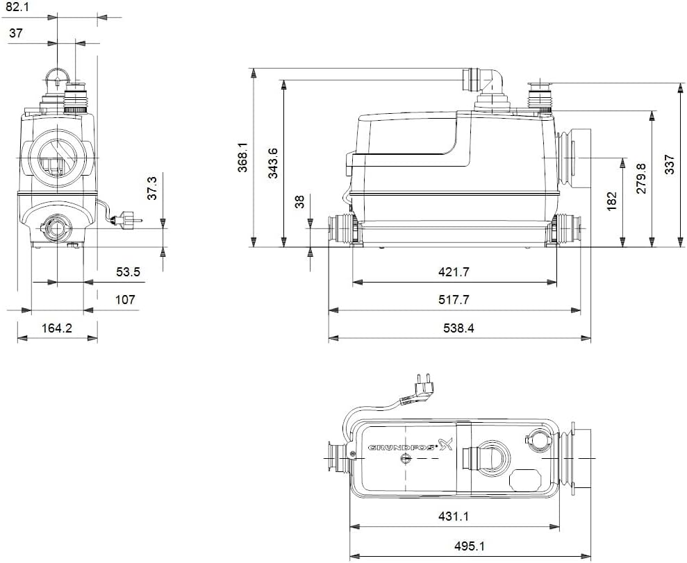 Grundfos sololift 2 – Aktenvernichter Sololift2 cwc-3 1 x 230 V