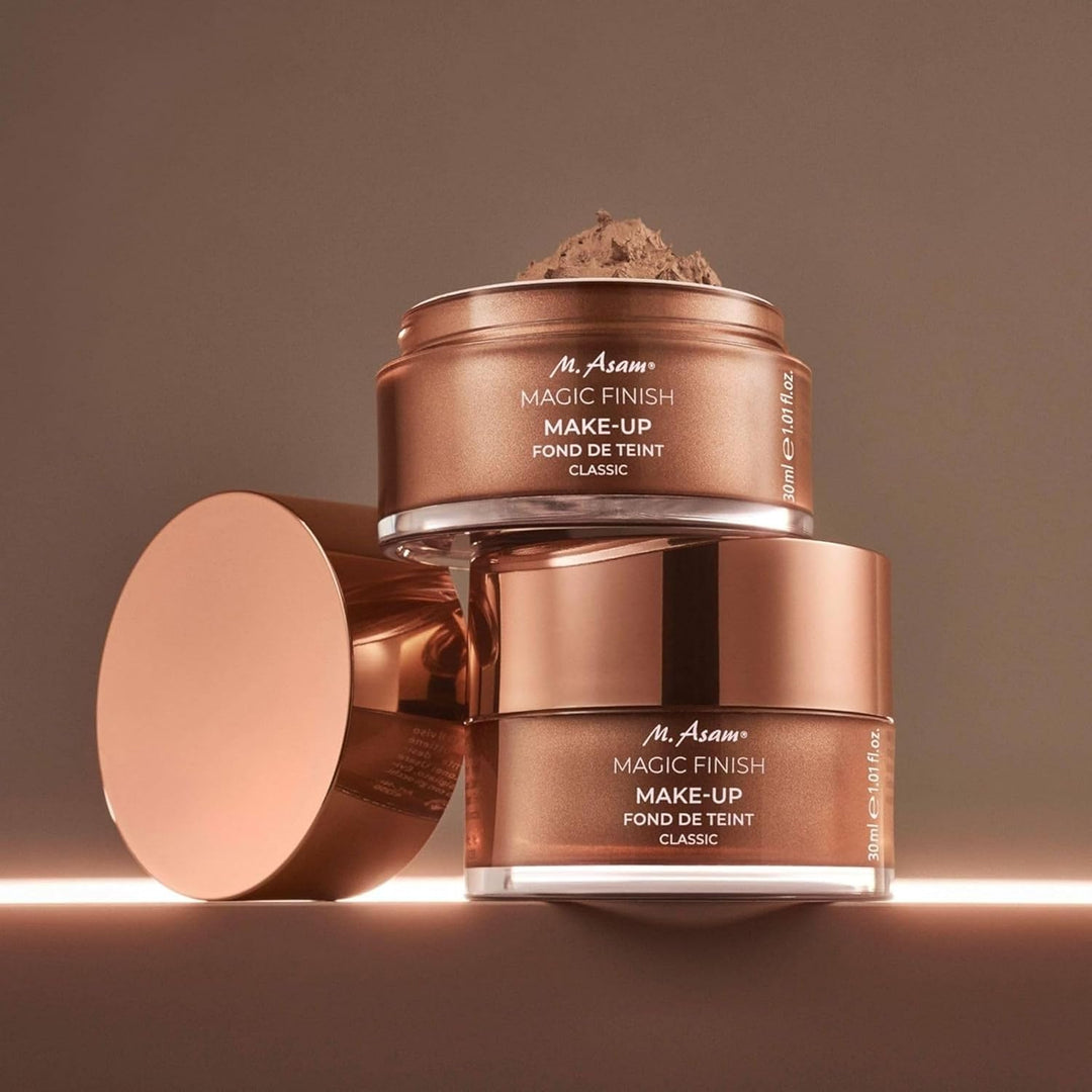 M. Asam Magic Finish Make Up Mousse (30ml), 4-in-1 Primer, Make-up, Puder & Concealer, natürlich & l