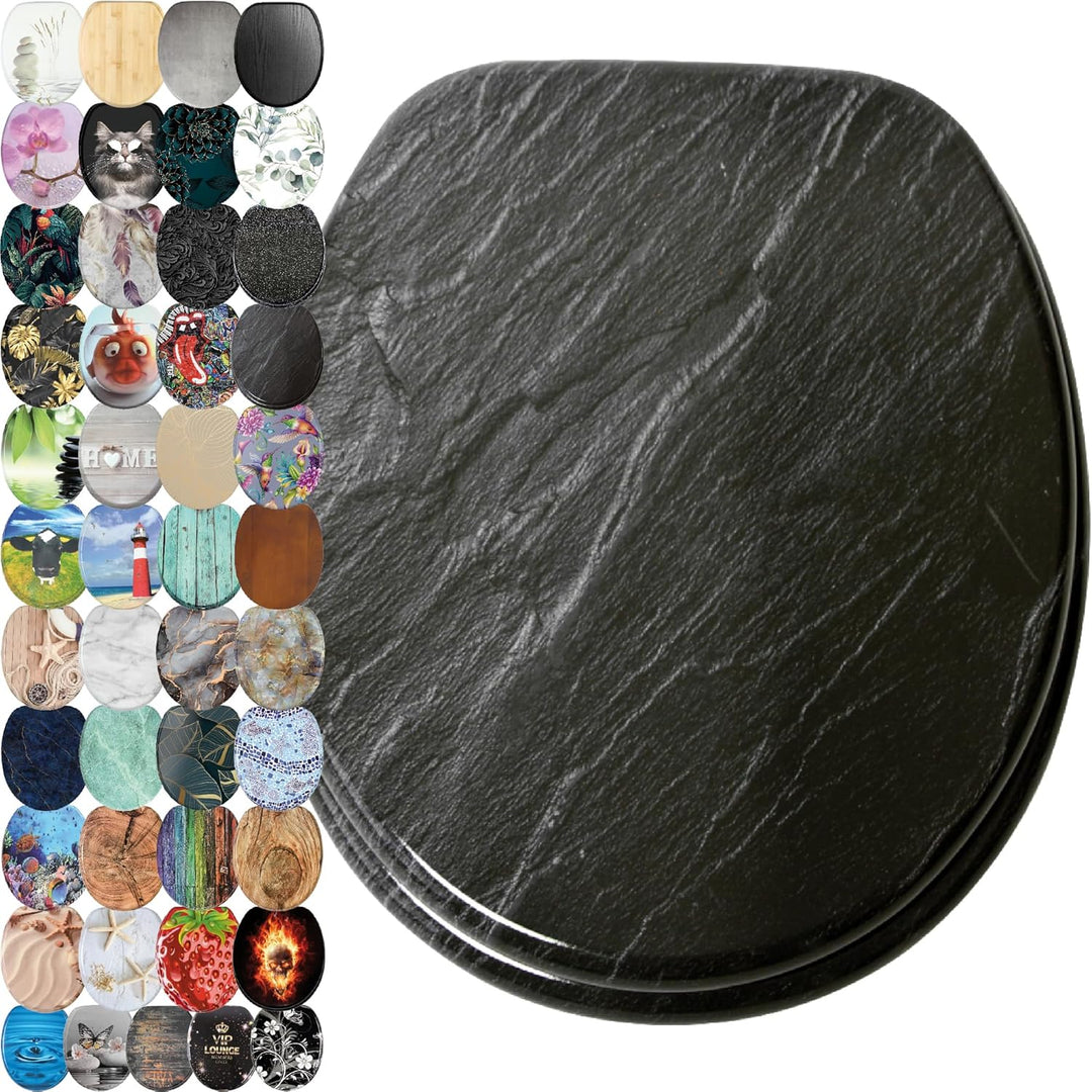 Sanilo WC Sitz, viele schöne Toilettendeckel zur Auswahl, hochwertige und stabile Qualität aus Holz