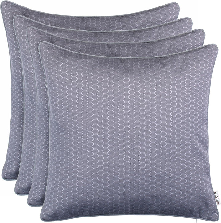 Brandsseller Outdoor Garten Kissen Dekokissen Wabenoptik Schmutz- und Wasserabweisend mit Reissversc